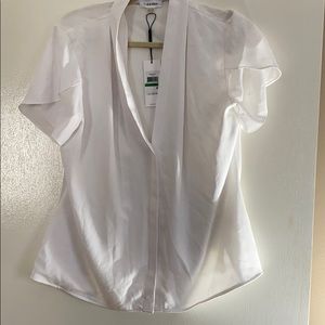 NWT Calvin Klein Suit Blouse Size Large